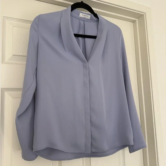Aritzia Babaton Power Blouse in Periwinkle - Picture 3 of 7